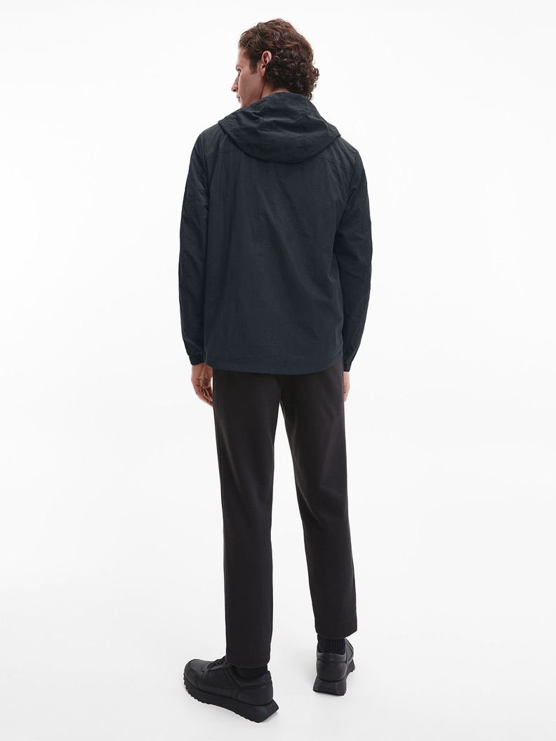 Parka Crinkle Nylon Blouson Negro Calvin Klein-2