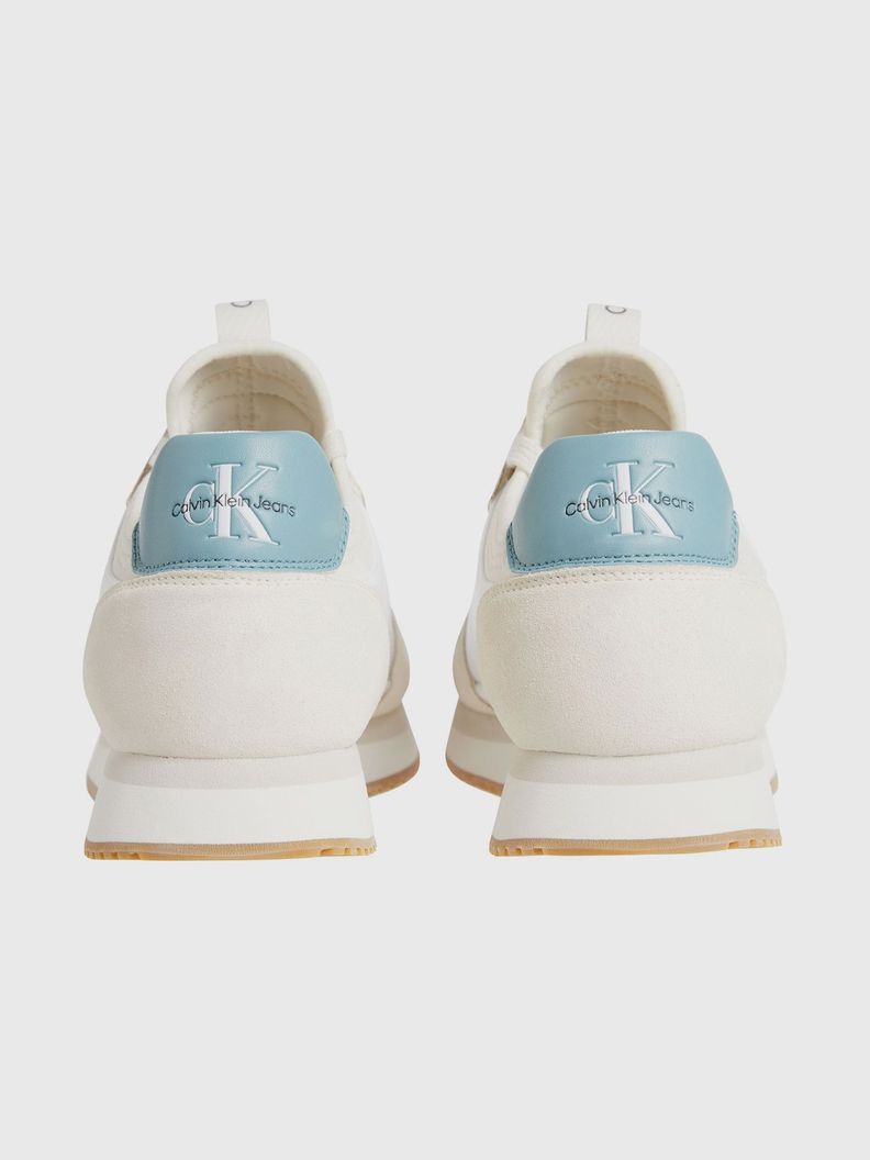 Zapatilla Cuero Runner Sock Laceup Blanco Calvin Klein-1