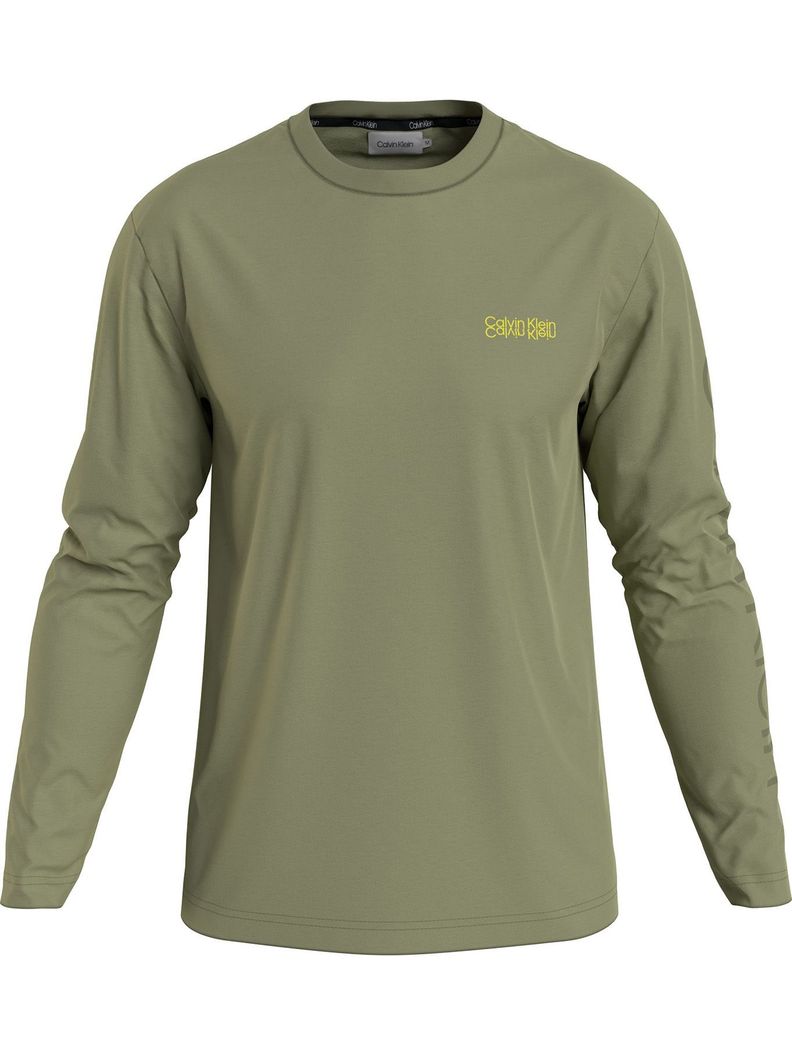 Polera Mirrored Verde Calvin Klein