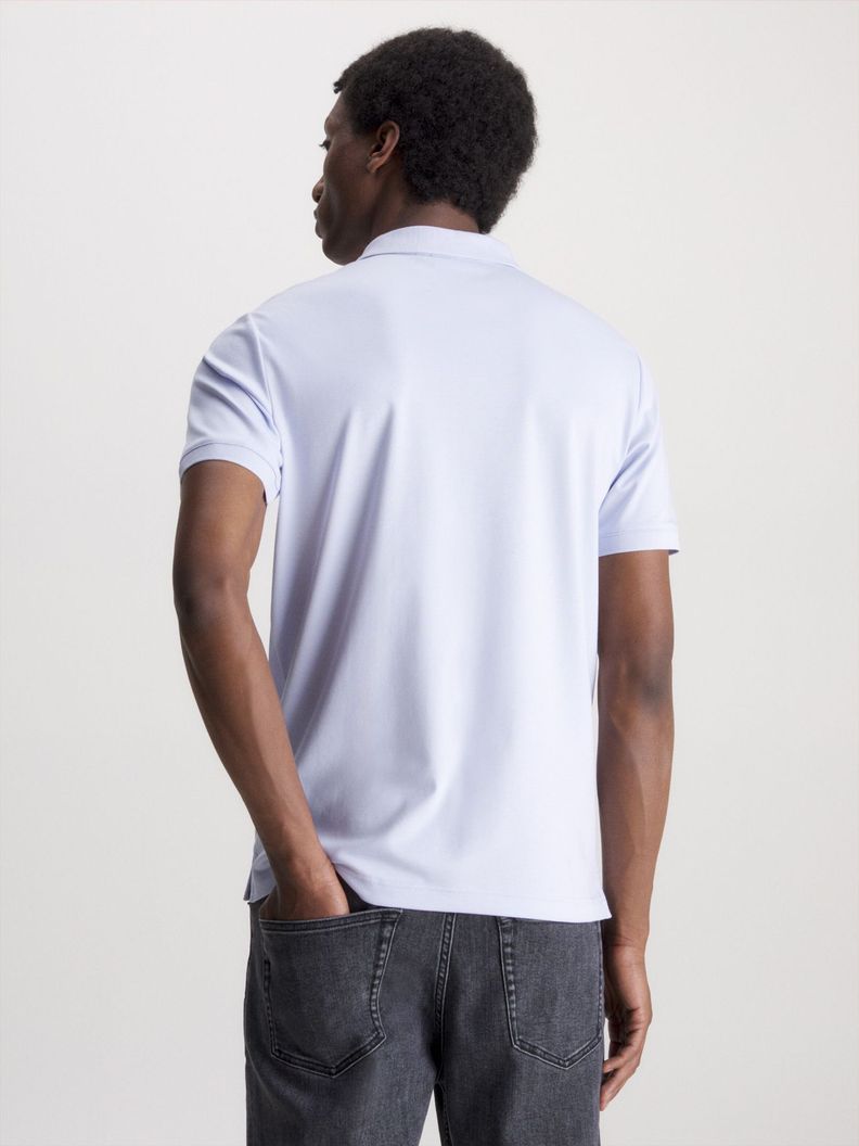 Polo Smooth Slim Azul Calvin Klein-2