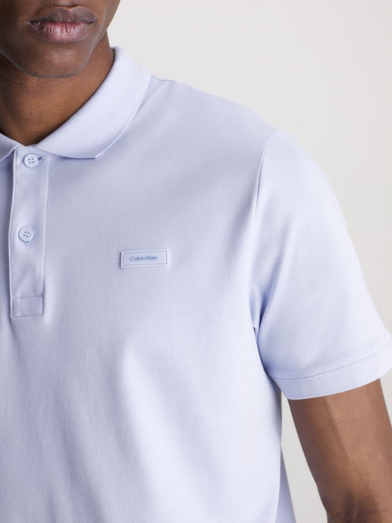 Polo Smooth Slim Azul Calvin Klein-3