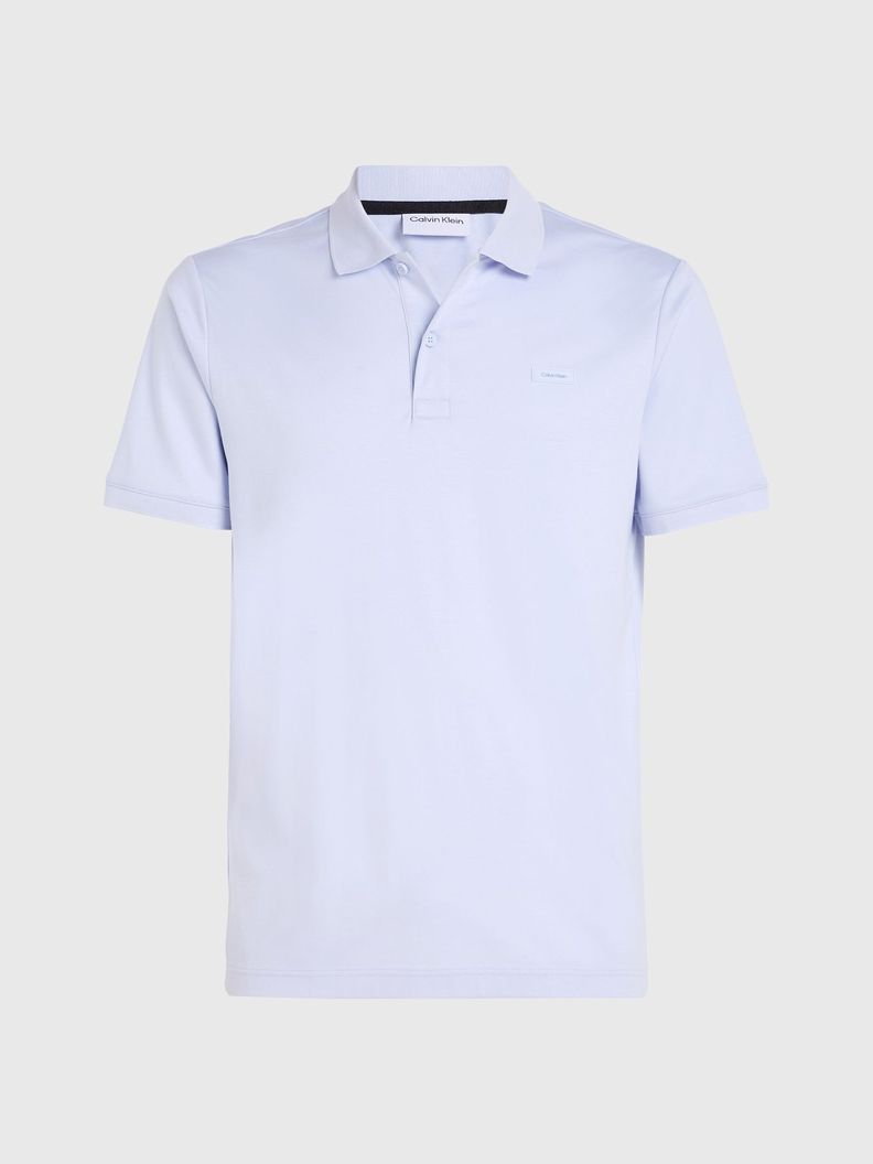 Polo Smooth Slim Azul Calvin Klein-4