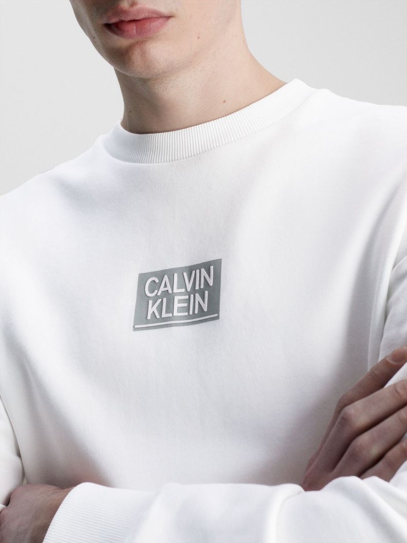 Polerón Gloss  Blanco Calvin Klein-3