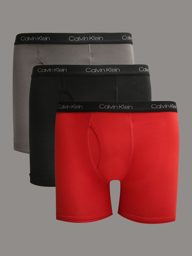 Pack 3 Bóxers Brief para Niño Multicolor Calvin Klein-0