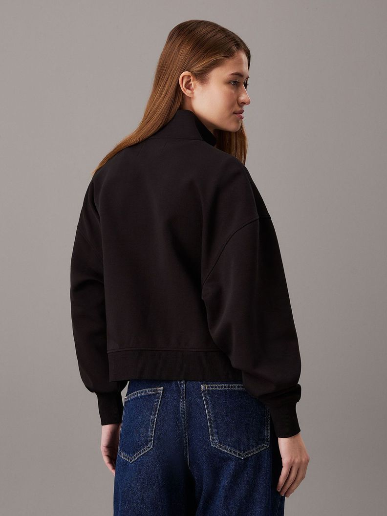 Polerón Satin Applique Negro Calvin Klein-2