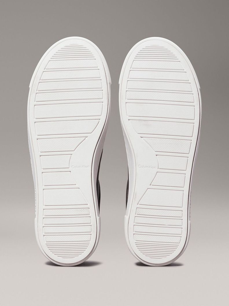 Zapatillas de Cuero Cupsole Lace Up Negro Calvin Klein-3