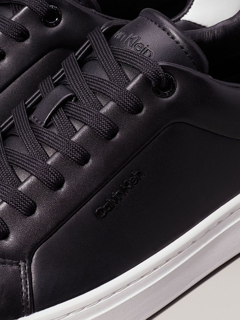 Zapatillas de Cuero Cupsole Lace Up Negro Calvin Klein-6