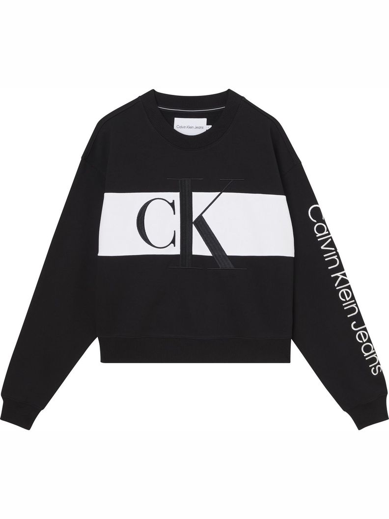Polerón Blocking Negro Calvin Klein