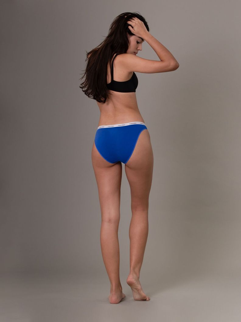 Calzón Bikini Moderno Azul 500 Calvin Klein-2