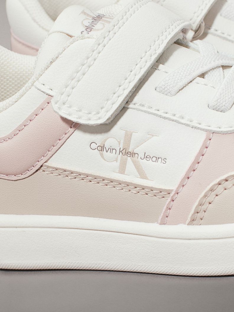 Zapatillas Niña Low Cut Lace-Up Blanco Calvin Klein-6