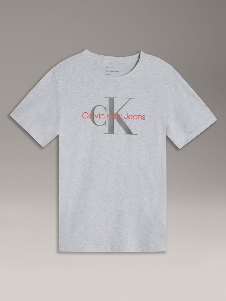 Polera Niño CK Monogram Gris Calvin Klein-0