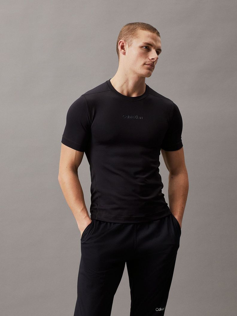 Polera Base Layer Negro Calvin Klein-0