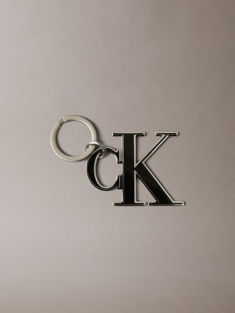Llavero con Monograma CK Negro Calvin Klein