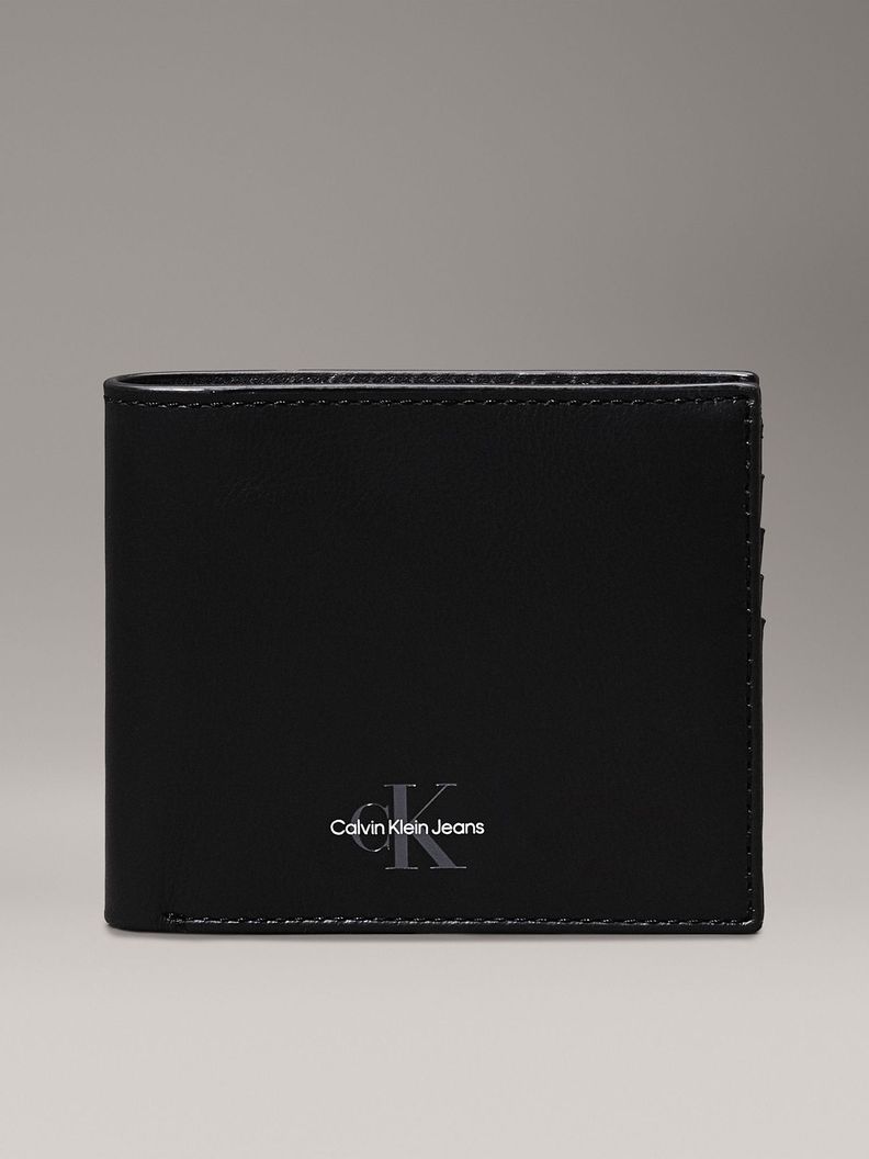 Billetera Monogram Soft Bifold Coin Negro Calvin Klein-0