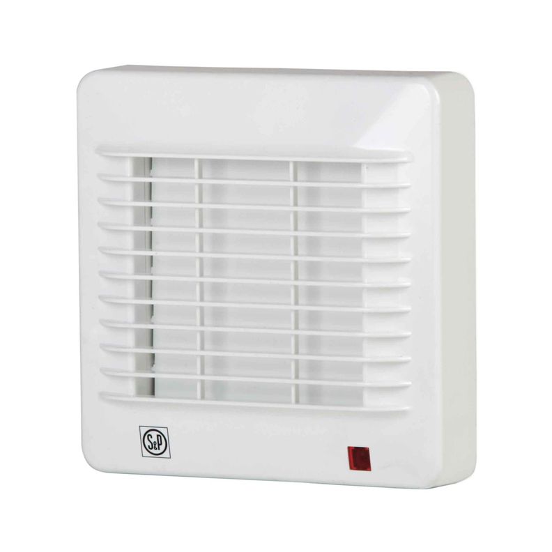 Extractor de aire para baño con persiana frontal EDM-100 C-0
