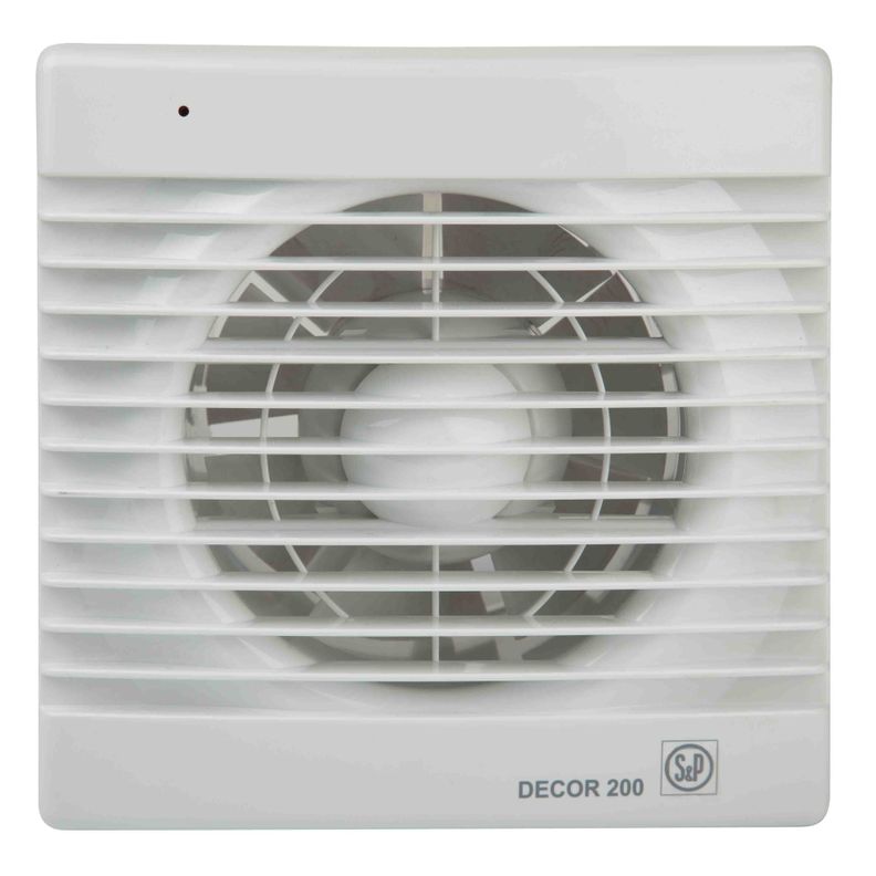 EXTRACTOR DE AIRE PARA BAÑO DECOR-200 C-0