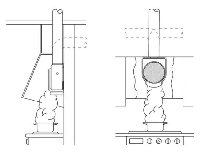 Extractor De Aire Para Cocina Eco-500 S&p-1