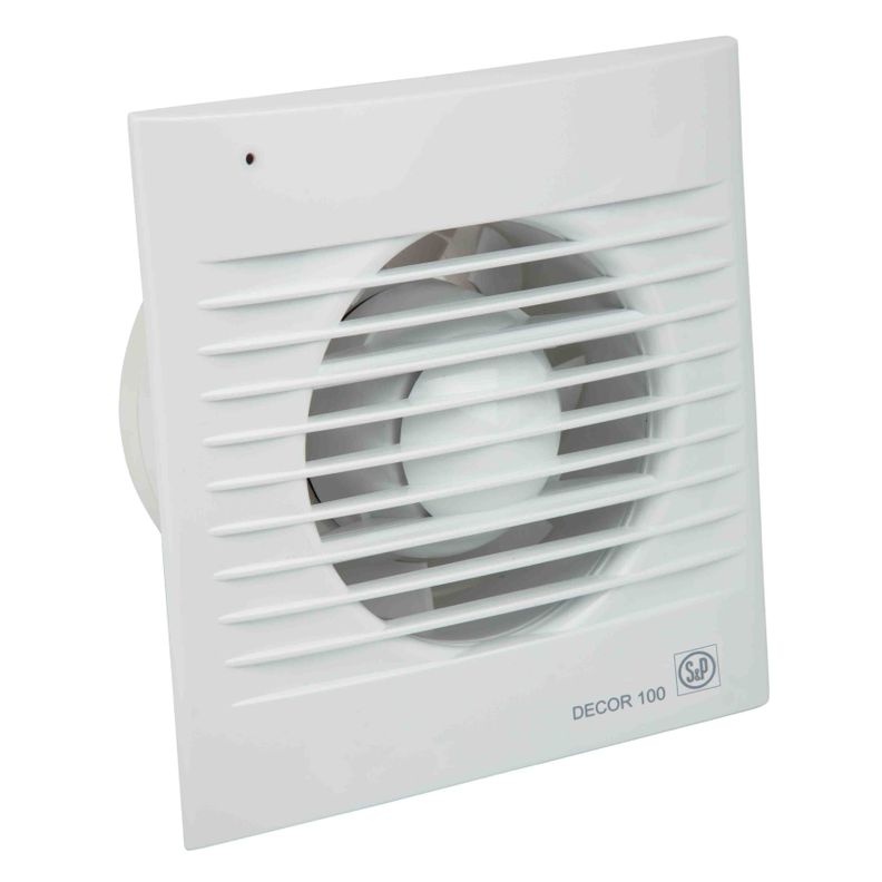 Extractor de aire para baño con temporizador DECOR-100 CR-1