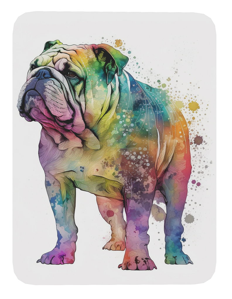 Mouse Pad Perro  Arte de animales - 17cm X 21cm D66-0