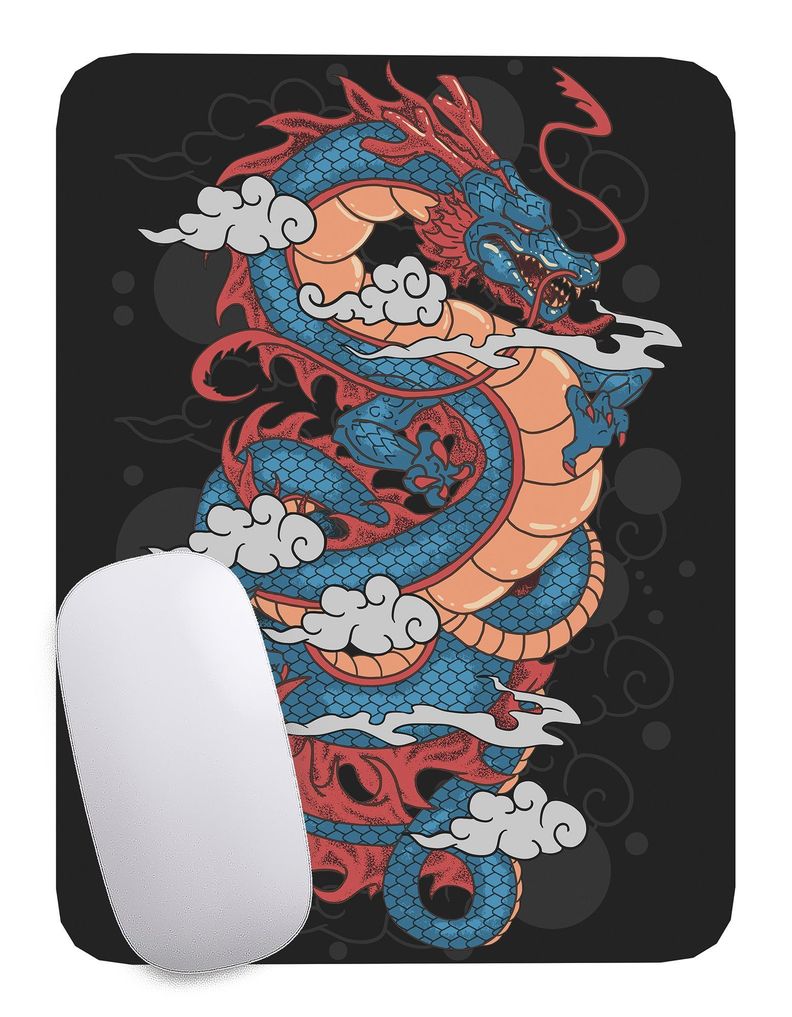 Mouse Pad Dragon - 17cm X 21cm D2