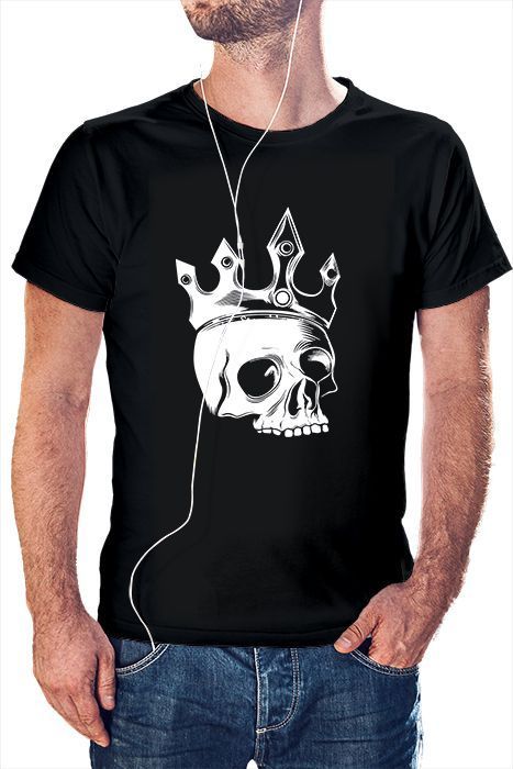 Polera Hombre diseño calavera 11-0
