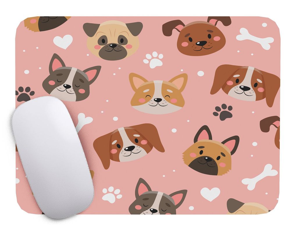 Mouse Pad Perro Arte de animales - 17cm X 21cm D13-0