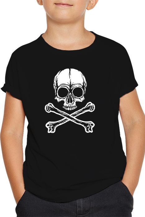 Polera niño diseño calavera 4-0
