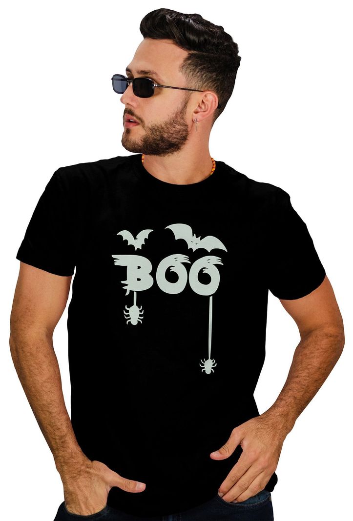 Polera hombre Halloween Efecto Fosforescente D10-0