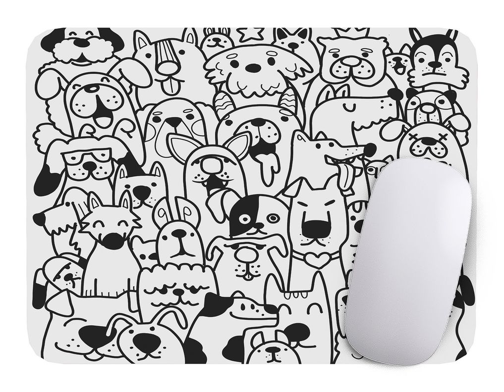 Mouse Pad Perro Arte de animales - 17cm X 21cm D2-0