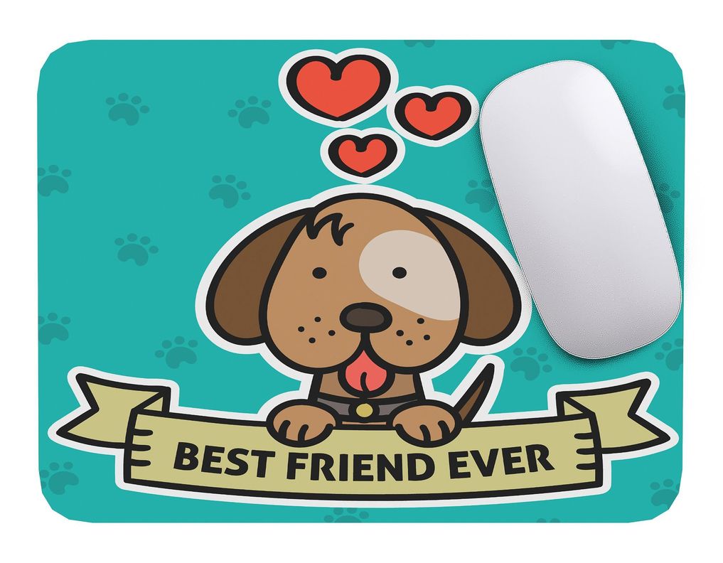 Mouse Pad Perro Arte de animales - 17cm X 21cm D15-0