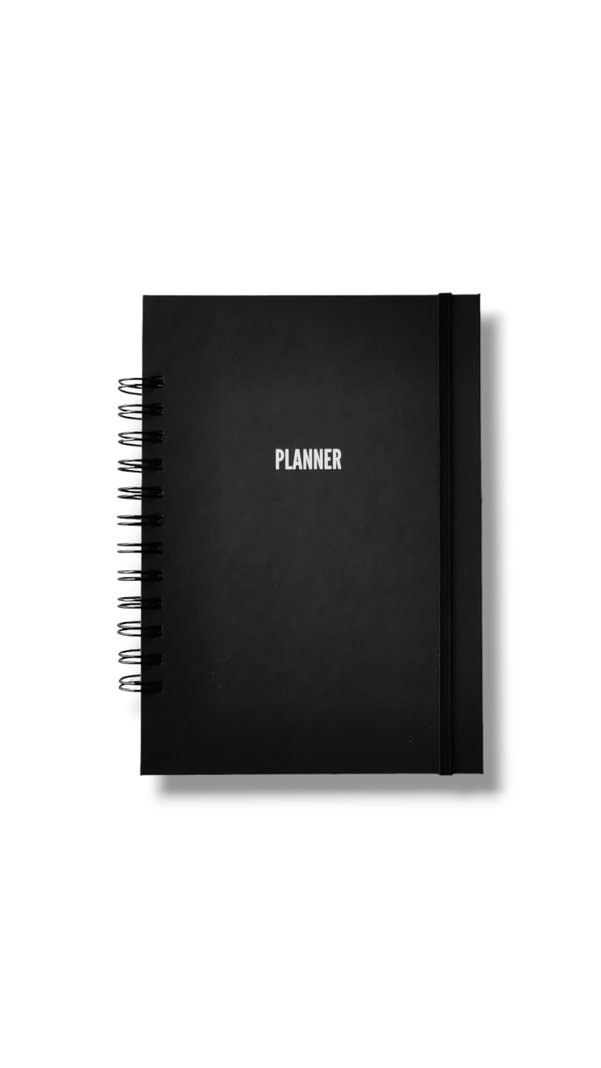 Planner Negro 150 Páginas Sin Fechas-0