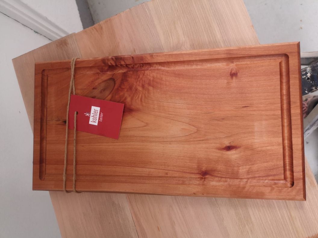 tabla de picar de  madera nativa