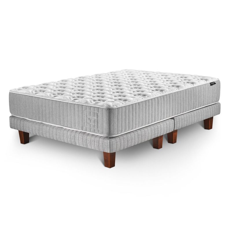 Cama Hybrid Cotton 2 Plazas (200cm) Gris [ 20 ]
