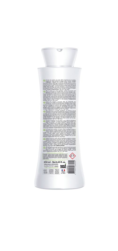 Shampoo Nutri Repair (piel Seca Y Dañada) 250 Ml, Biogance.-2