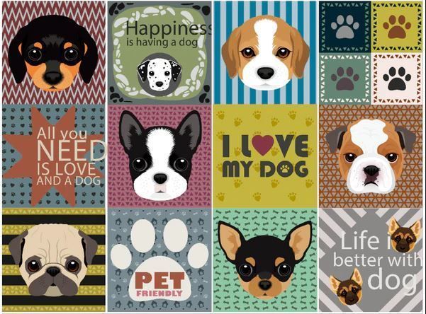 Azulejo Autoadhesivo Decorativo 15x15 Pets-0