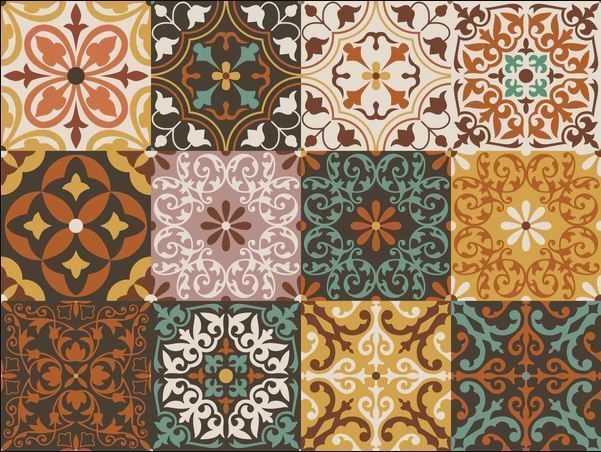 Azulejo Autoadhesivo Transparente 15x15 Ankara Surtido