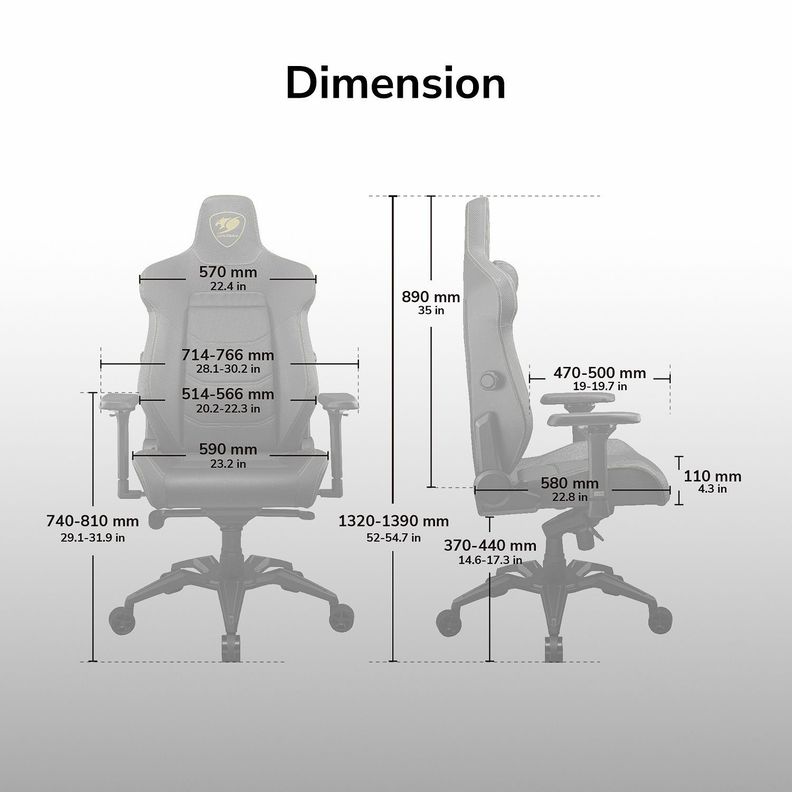Silla Profesional Gamer Cougar Armor Evo-1