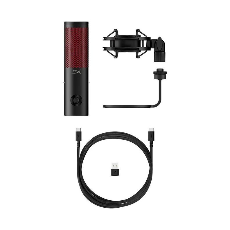 Micrófono Usb-c Hyperx Quadcast 2 Color Rojo Para Streaming-1