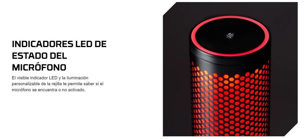 Micrófono Usb-c Hyperx Quadcast 2 Color Rojo Para Streaming-6