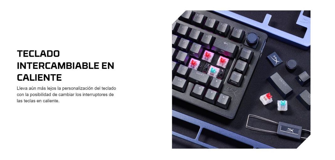 Teclado Mec Gaming Hyperx Alloy Rise Switch Red Lineal Usb-c-1