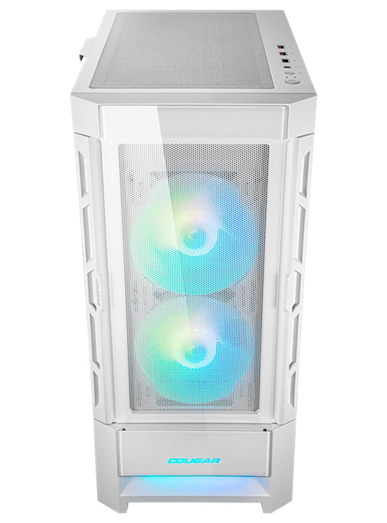 Gabinete Gamer Cougar Duoface RGB White-1