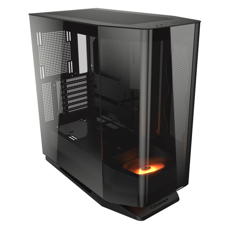 Gabinete Gamer Cougar Fv270 Black 1 Ventilador Incluido-1