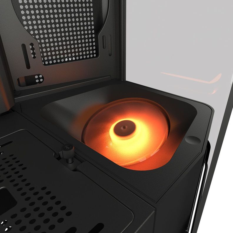 Gabinete Gamer Cougar Fv270 Black 1 Ventilador Incluido-2