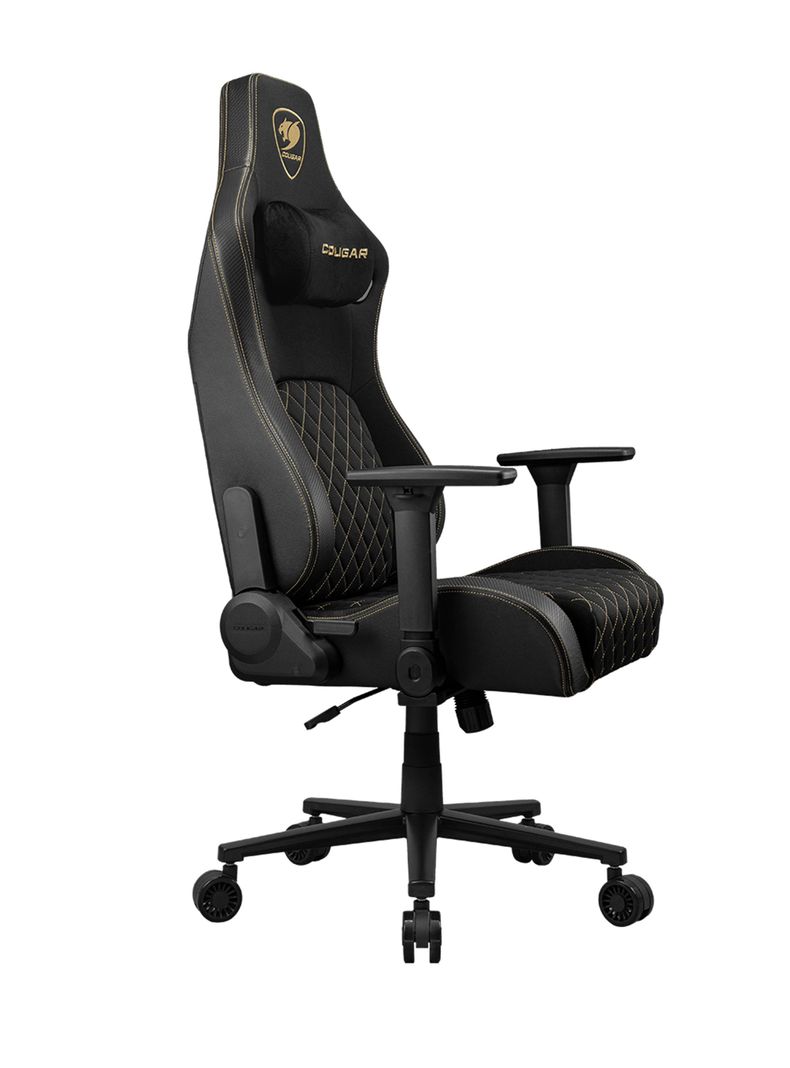 Silla Profesional Cougar Defensor Gold F Apoyabrazos plegable 4D Tela-0
