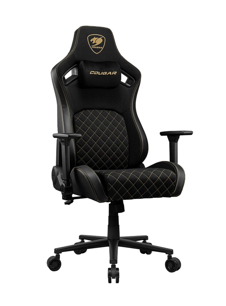 Silla Profesional Cougar Defensor Gold F Apoyabrazos plegable 4D Tela-2