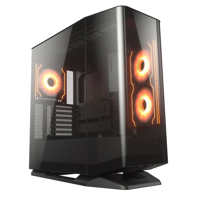 Gabinete Gamer Cougar Fv270 Rgb Black 4 Fans Incluidos-0