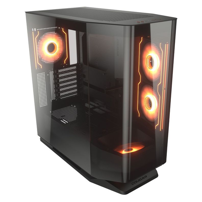 Gabinete Gamer Cougar Fv270 Rgb Black 4 Fans Incluidos-2