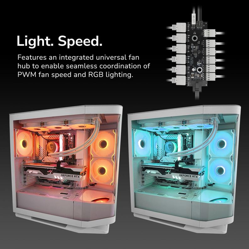 Gabinete Gamer Cougar Fv270 Rgb Black 4 Fans Incluidos-3