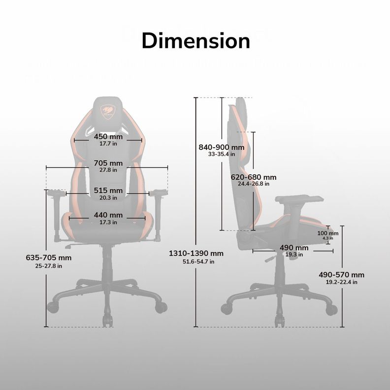 Silla De Escritorio Gamers Cougar Hotrod Black-1
