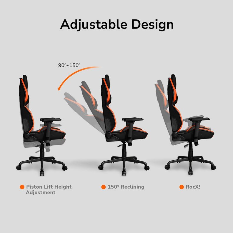 Silla De Escritorio Gamers Cougar Hotrod Black-3